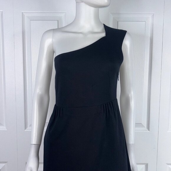 Theory Midnight One-Shoulder Dress - Picture 2 of 3